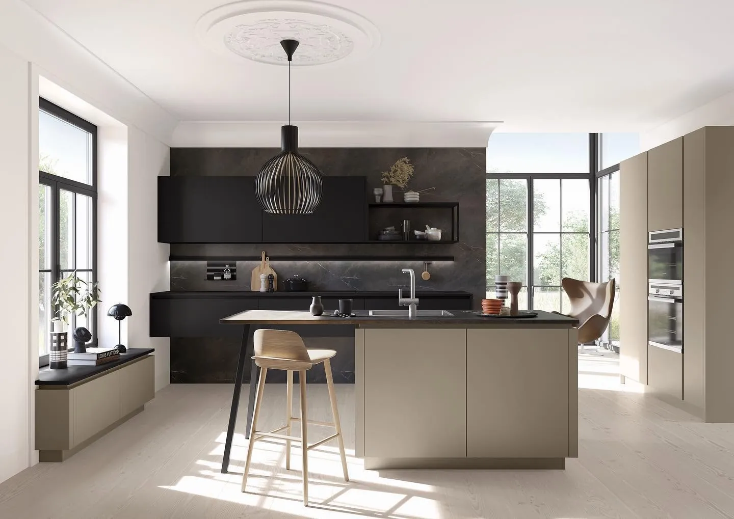 The same kitchen in cashmere