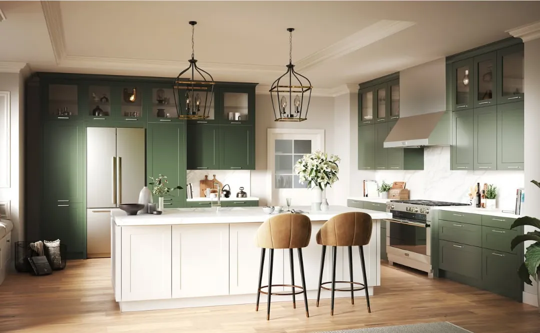 Forest green shaker